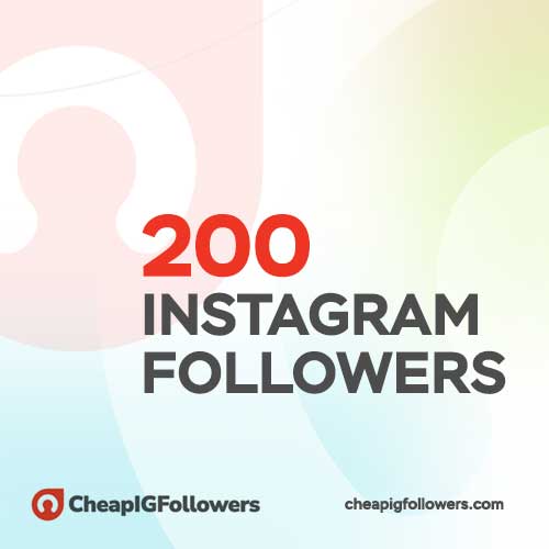 buy 200 followers on Instagram